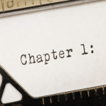 Type written note with Chapter 1 on it