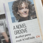 Author Andrea Fehsenfeld in the Vancouver Sun newspaper